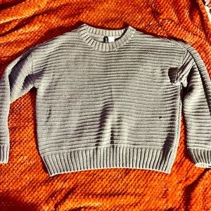 Chunky short sweater